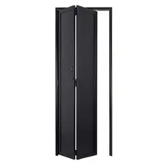 Esquadrisul - Porta Camarão Alumínio Preto Direita 210x70x6cm Fortsul