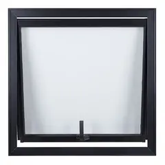 Esquadrisul - Janela Maxim-Ar Alumínio Preto 60x60x6cm Topsul