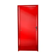 Brimak - Porta Lambri Fechadura Alumínio Vermelho Direita 210x70x4,6cm Super 25