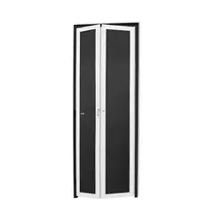 Brimak - Porta Camarão Alumínio Mix Preto 2 Folhas Direita 210x60x4,6cm L.25