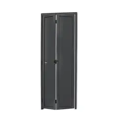 Brimak - Porta Camarão Alumínio Cinza 2 Folhas Direita 210x80x4,6cm L.25