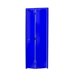 Brimak - Porta Camarão Alumínio Azul 2 Folhas Direita 210x80x4,6cm L.25
