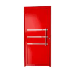 Brimak - Porta Lambri e Friso Alumínio Vermelho Direita 210x80x4,6cm Super 25