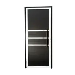 Brimak - Porta Lambri e Friso Alumínio Mix Preto Direita 210x80x4,6cm Super 25