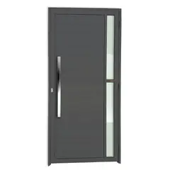Brimak - Porta Lambri e Visor Alumínio Cinza Esquerda 210x90x4,6cm Visione