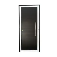 Brimak - Porta Lambri Puxador Alumínio Mix Preto Direita 210x100x4,6cm Super 25