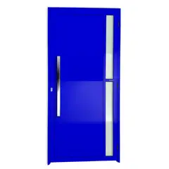 Brimak - Porta Lambri e Visor Alumínio Azul Esquerda 210x100x4,6cm Visione