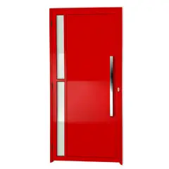 Brimak - Porta Lambri e Visor Alumínio Vermelho Direita 210x100x4,6cm Visione