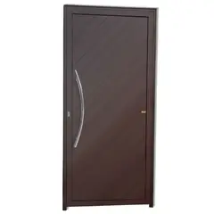 Brimak - Porta Lambri Puxador Alumínio Corten Esquerda 210x90x4,6cm Savana