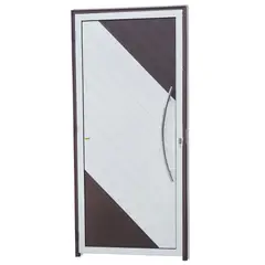 Brimak - Porta Lambri Puxador Alumínio Mix Corten Direita 210x90x4,6cm Savana