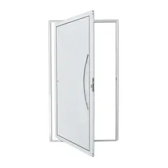 Brimak - Porta Pivotante Alumínio Branco Direita 210x120x4,6cm Savana