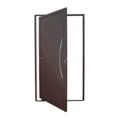 Brimak - Porta Pivotante Alumínio Corten Direita 210x120x4,6cm Savana