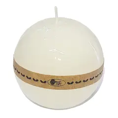 Santa Clara - Vela Bola P Lisa Branco