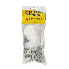 Botafogo - Kit Cordas e Roldanas para Varal de Teto