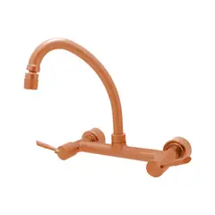 Bognar Metais - Misturador para Água Quente e Fria para Cozinha Acionamento 1/4 de Volta Modelo Parede