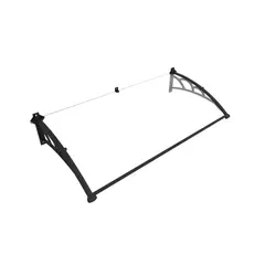 undefined - Toldo Versatil 120X60cm Preto/Cristal