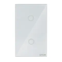 undefined - Interruptor Smarteck 4X2" 2 Módulos Touch Branco