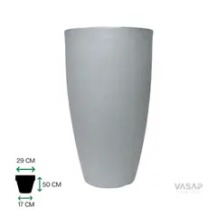 Vasap - Vaso Vietnamita 50 Cinza Claro