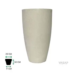 Vasap - Vaso Vietnamita 50 Branco Marmore