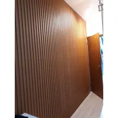 undefined - Peças de Mdf para Painel Ripado Curupixá - 4 Peças (5x1,5x250cm) - Total de 0,5 M²