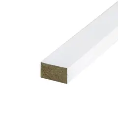 undefined - Barra de Acabamento Reta Madeira Mdf Branca 3,0x1,2x250cm