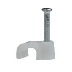 Duallux - Fixa Fio Chato 6Mm Bc C/ 25Pcs