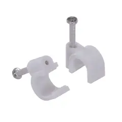 Duallux - Fixa Fio Rg6 7Mm Bc C/25Pcs