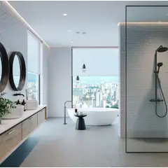 Biancogres - Piso Porcelanato Acetinado Retificado Cinza Interno 60x60cm Cemento Grafite Caixa 2,2m²