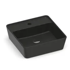 Roca - Cuba Apoio 42x42cm com Mesa Optica Cq42 Onix