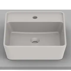 Roca - Cuba Apoio 42x42cm com Mesa Optica Cq42 Beige