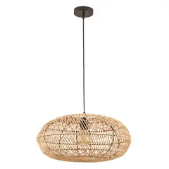 Just Home Collection - Luminária Pendente Cage Oval 1L E27