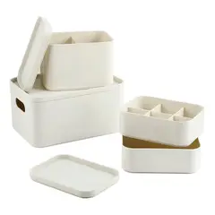 Just Home Collection - Conjunto 7 Caixas Multiuso