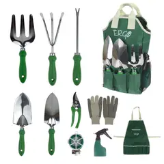 Ergo - Conjunto de 11 Peças de Ferramentas de Jardim