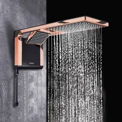Lorenzetti - Chuveiro Acqua Duo Preto e Rose 220V 7800W