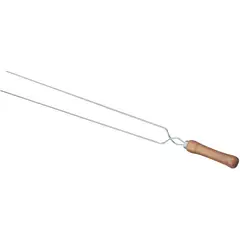 Mor - Espeto Duplo Aço 65 cm