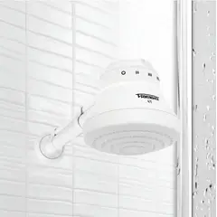 Fame - Ducha Faminho com Cano 4 Temperaturas Branca 220V 6800W
