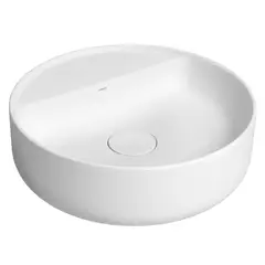 Deca - Cuba Redonda de Apoio com Mesa 40Cm Branco
