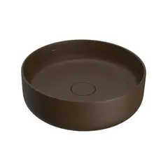 Deca - Cuba Redonda de Apoio 40cm Marrom Fosco