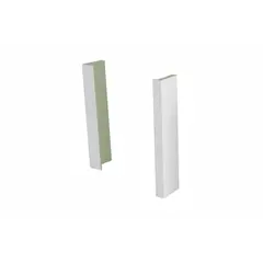 undefined - Jogo de Guarnição Regulável 4cm Branco 220x5x1,5cm Adami
