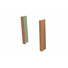 undefined - Jogo de Guarnição Regulável em 4cm Feijó 200x5x1,5cm Vert