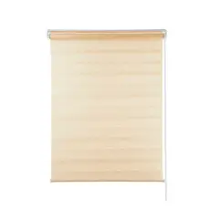 Evolux - Persiana Rolo Zebra 130x160cm Linho Bege