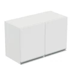 BRV Móveis - Armário 2 Portas 1 Prateleira Branco Mdp 15mm 38x59,6x26,5cm