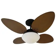 Aliseu - Ventilador de Teto Vime 220V Mogno