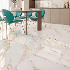 Holztek - Piso Calacata Bege Retificado Polido 60x120cm Caixa 2,16m²