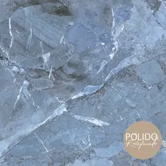 undefined - Piso Intensy Azul Retificado Polido 66x66cm
