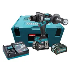 Makita - Parafusadeira Furadeira Linha 40V xgt Motor Bl com 2 Baterias 2,5Ah Maleta Mak Pac