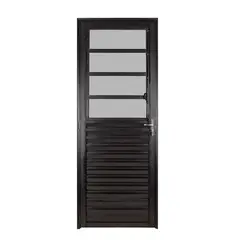 Esquadrisul - Porta Basculante Alumínio Preto Esquerda 210x90x6cm Fortsul