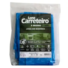 Carreteiro - Lona Leve - Azul - 3X2