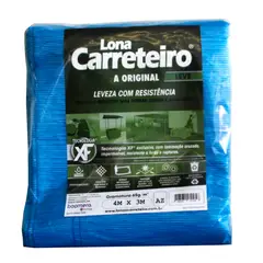 Carreteiro - Lona Leve - Azul - 4X3