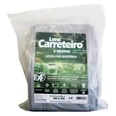 Carreteiro - Lona Leve - Cinza - 5X4